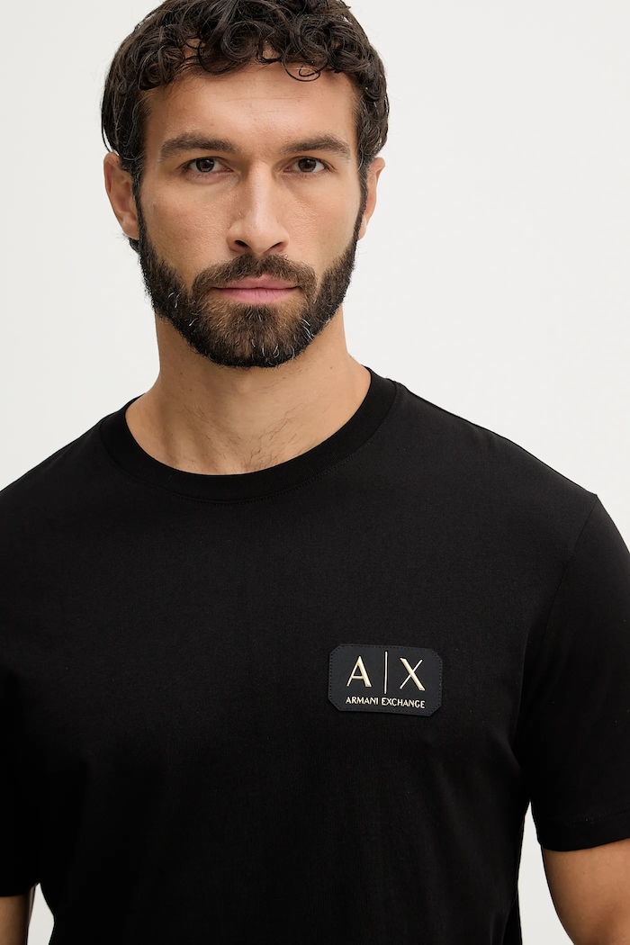 Bavlněné tričko Armani Exchange černá XM002178.AF12308