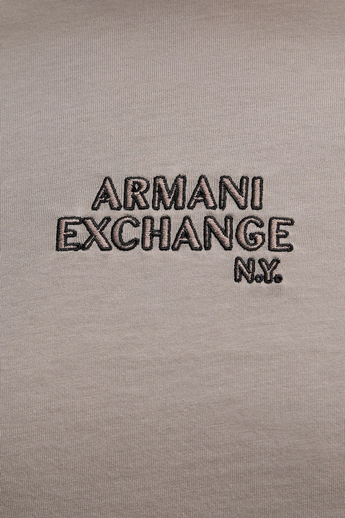 Armani Exchange pamut póló XM001784.AF10356 bézs