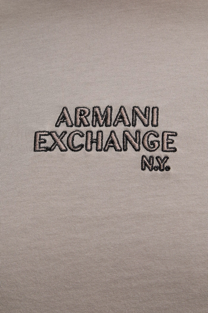 Armani Exchange pamut póló XM001784.AF10356 bézs
