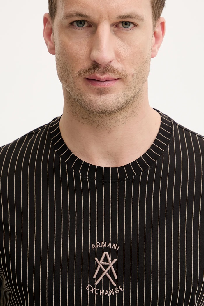 Bavlněné tričko Armani Exchange černá XM001791.AF10356