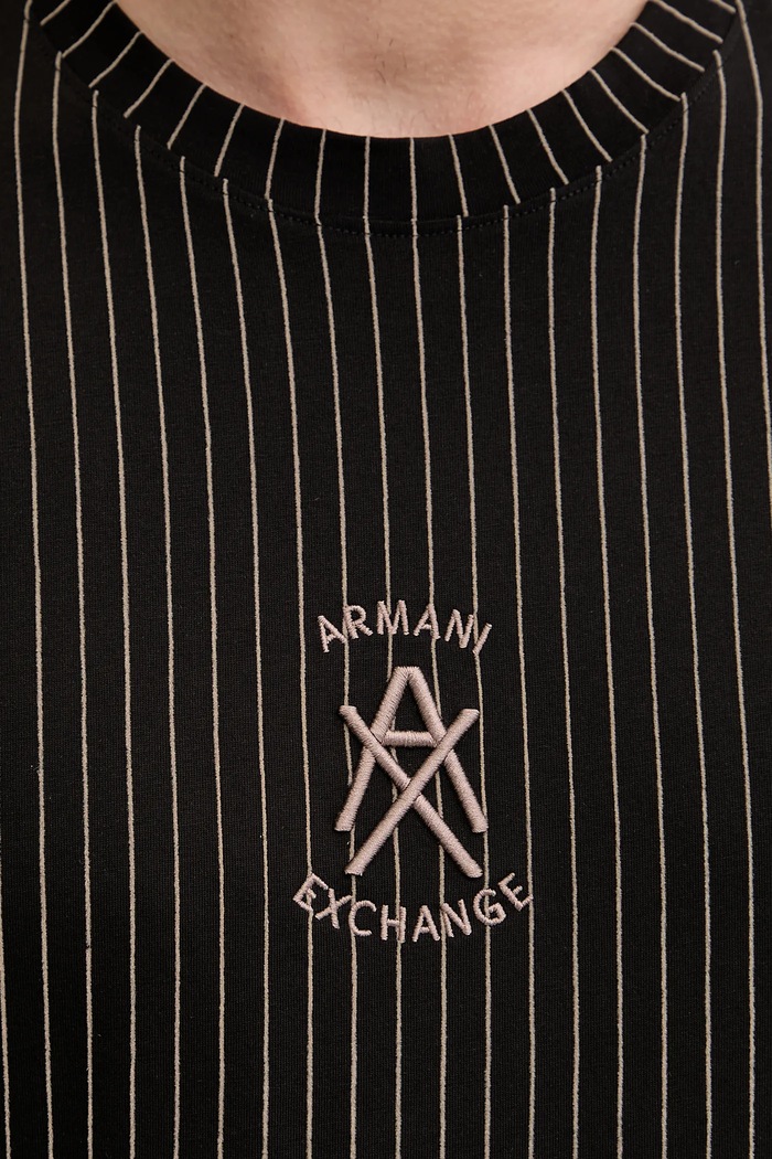 Bavlněné tričko Armani Exchange XM001791.AF10356 černá