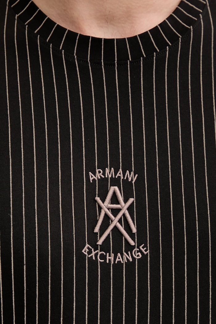 Bavlněné tričko Armani Exchange XM001791.AF10356 černá