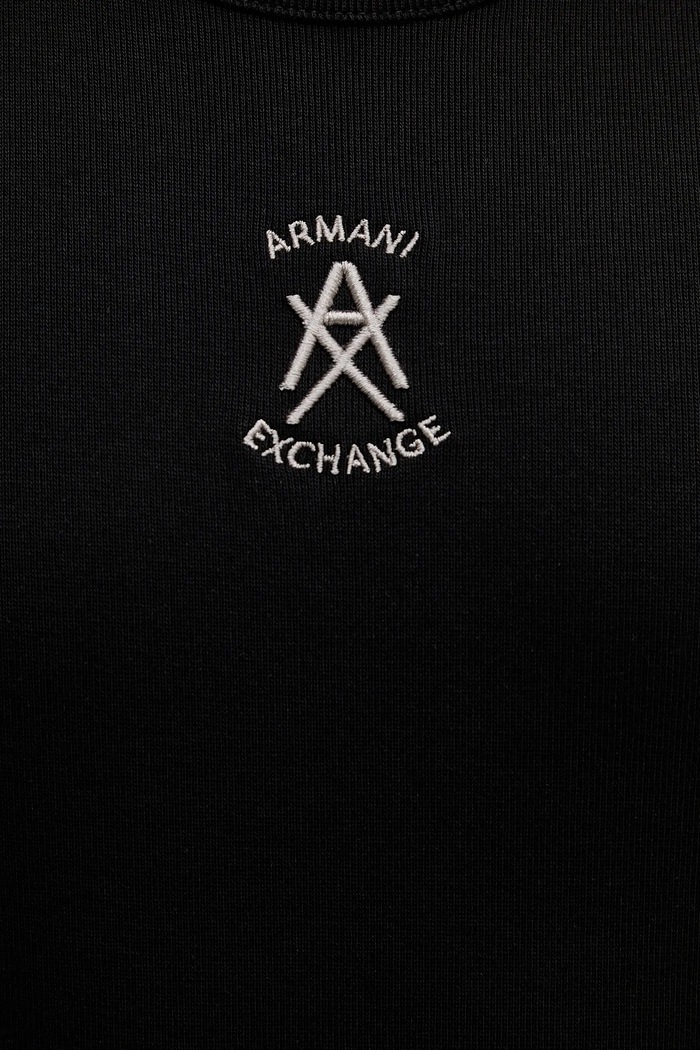 Бавовняна футболка Armani Exchange XM001794.AF19963 чорний