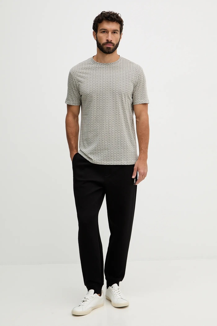Bavlněné tričko Armani Exchange XM001798.AF10356 béžová SS26