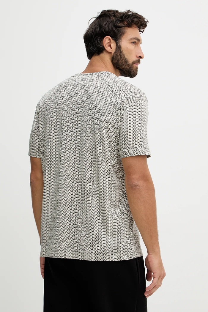 Oblečení Bavlněné tričko Armani Exchange XM001798.AF10356 béžová