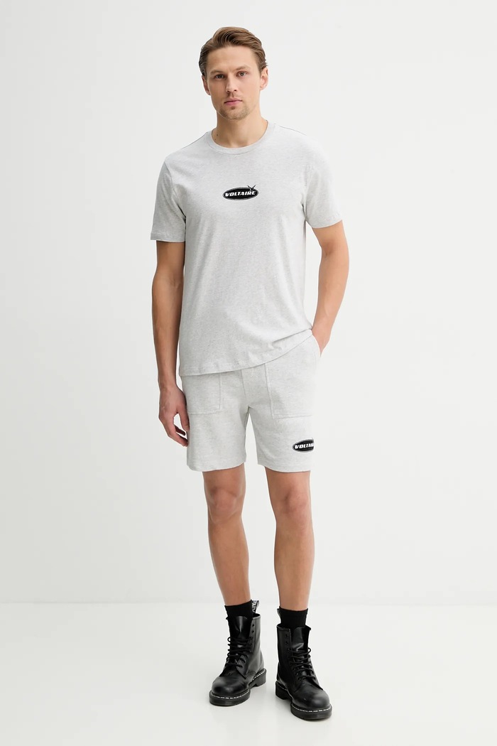 Bavlněné tričko ZADIG&VOLTAIRE JMTS01743 šedá SS26