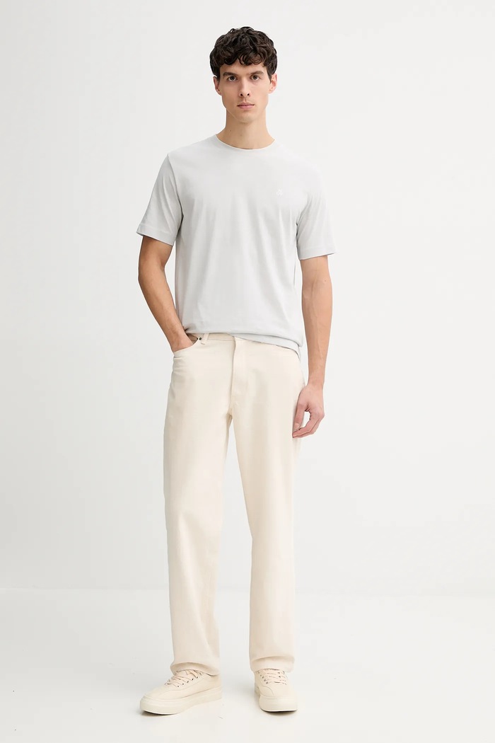 Marc O'Polo tricou din bumbac 620201251054 gri SS26