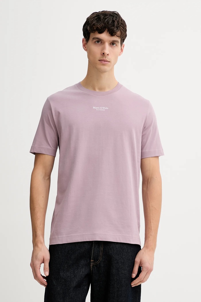 Marc O'Polo tricou din bumbac print roz 620201251382