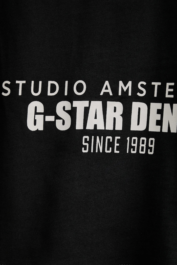 Хлопковая футболка G-Star Studio ams boxy D27985.D709 чёрный