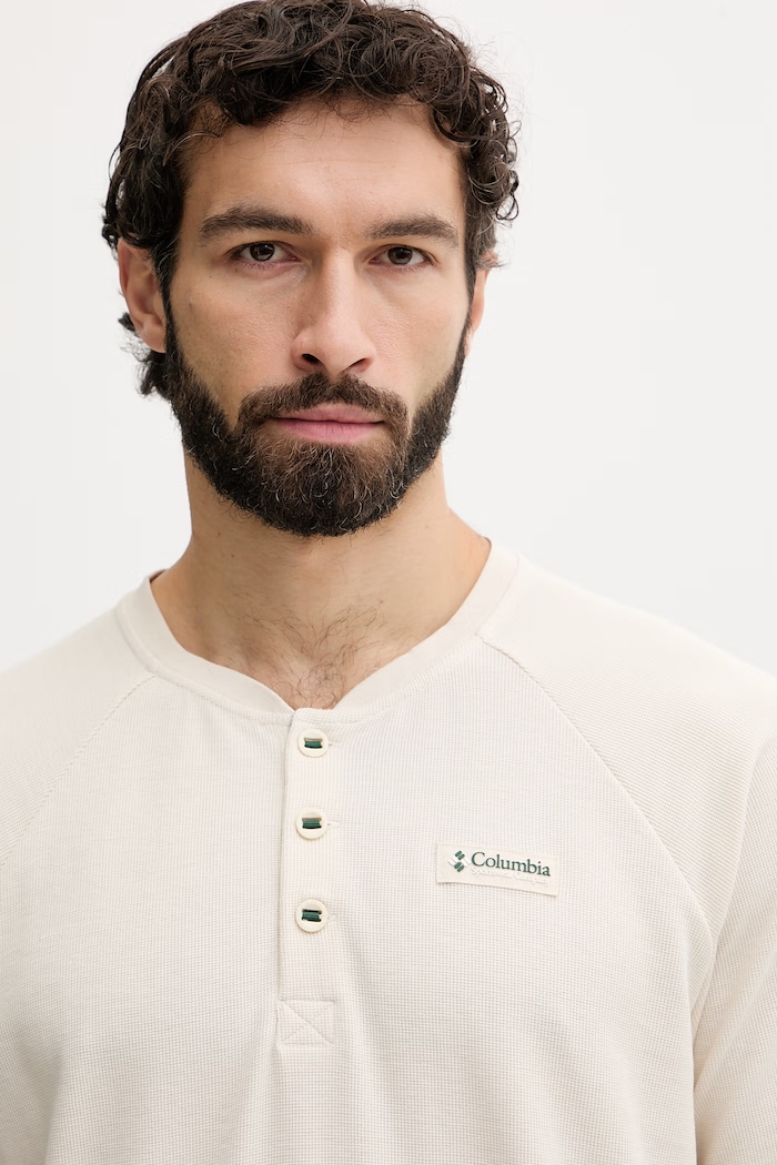 Columbia tricou pentru bărbați, cu amestec de bumbac Acker Rock bej 2157061