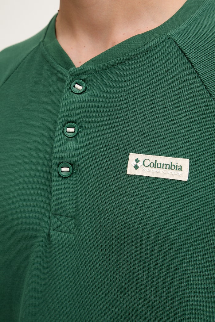 Columbia tricou pentru bărbați, cu amestec de bumbac Acker Rock 2157061 verde