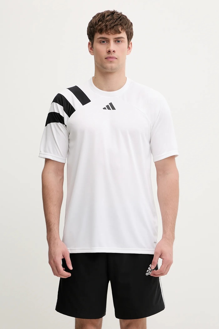 Tréningové tričko adidas Performance Fortore 23 potlač biela IK5745