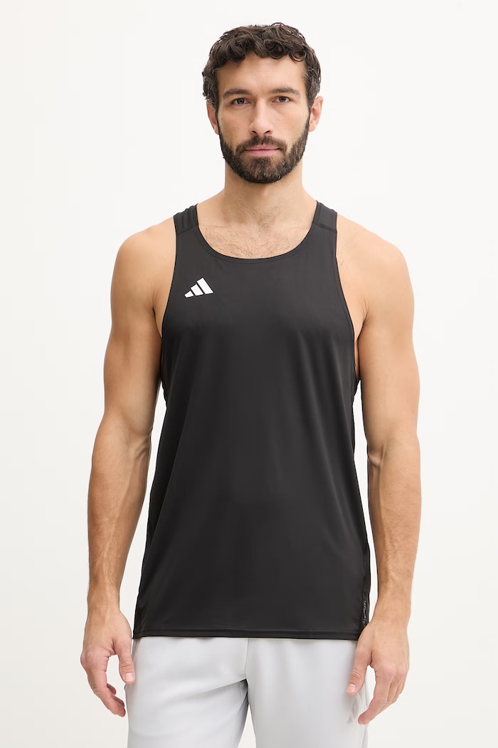 adidas Performance tricou de antrenament Adizero print negru IM8586
