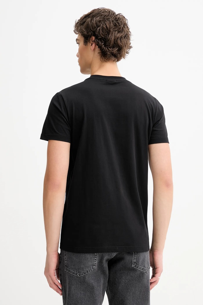 Дрехи Памучна тениска Karl Lagerfeld Jeans B1M17063 черен