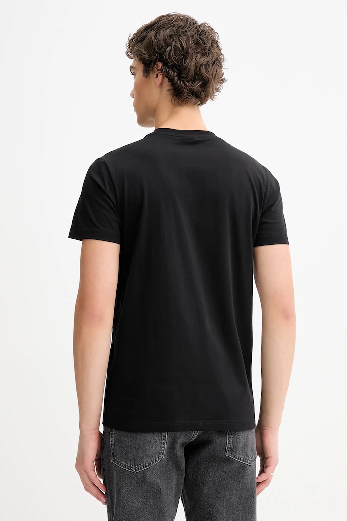 Дрехи Памучна тениска Karl Lagerfeld Jeans B1M17063 черен