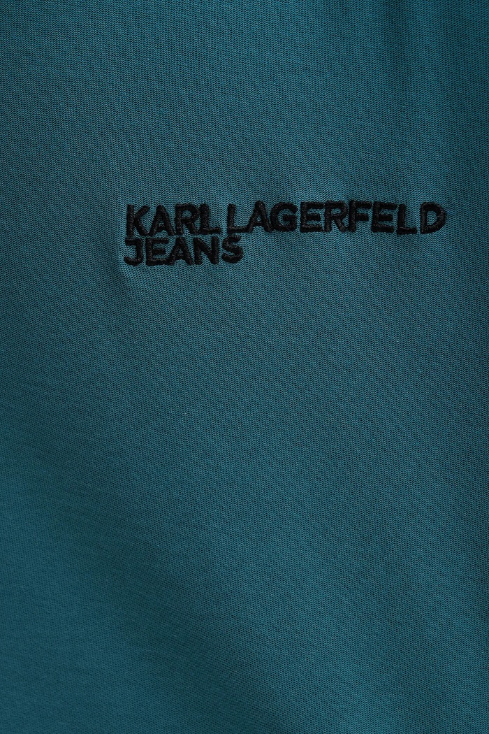 Karl Lagerfeld Jeans t-shirt bawełniany B1M17072 turkusowy