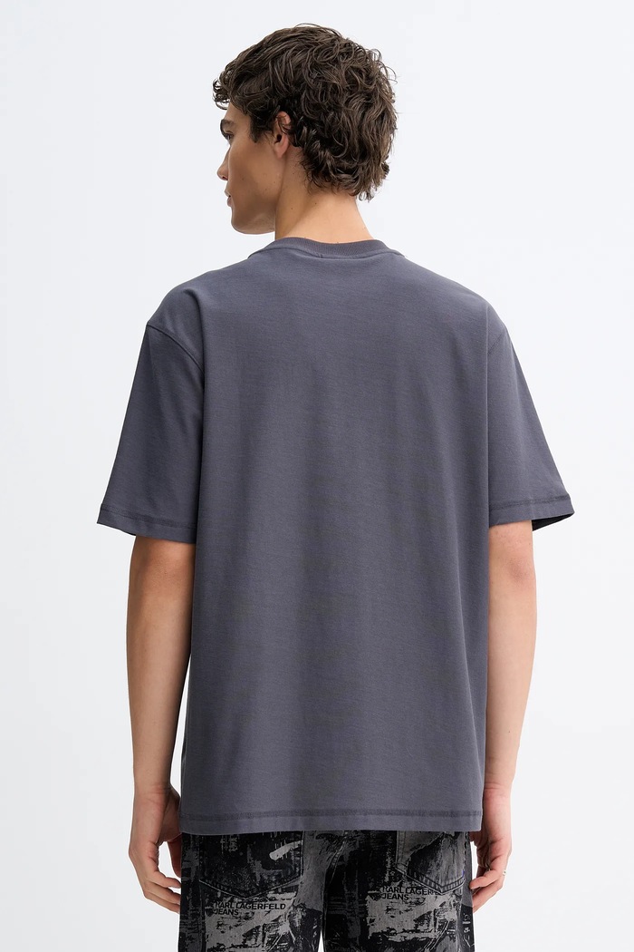 Odzież Karl Lagerfeld Jeans t-shirt bawełniany B1M17072 szary
