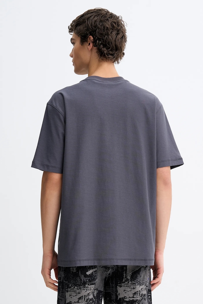 Odzież Karl Lagerfeld Jeans t-shirt bawełniany B1M17072 szary