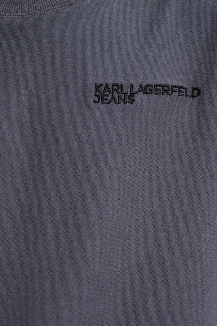 Karl Lagerfeld Jeans t-shirt bawełniany B1M17072 szary