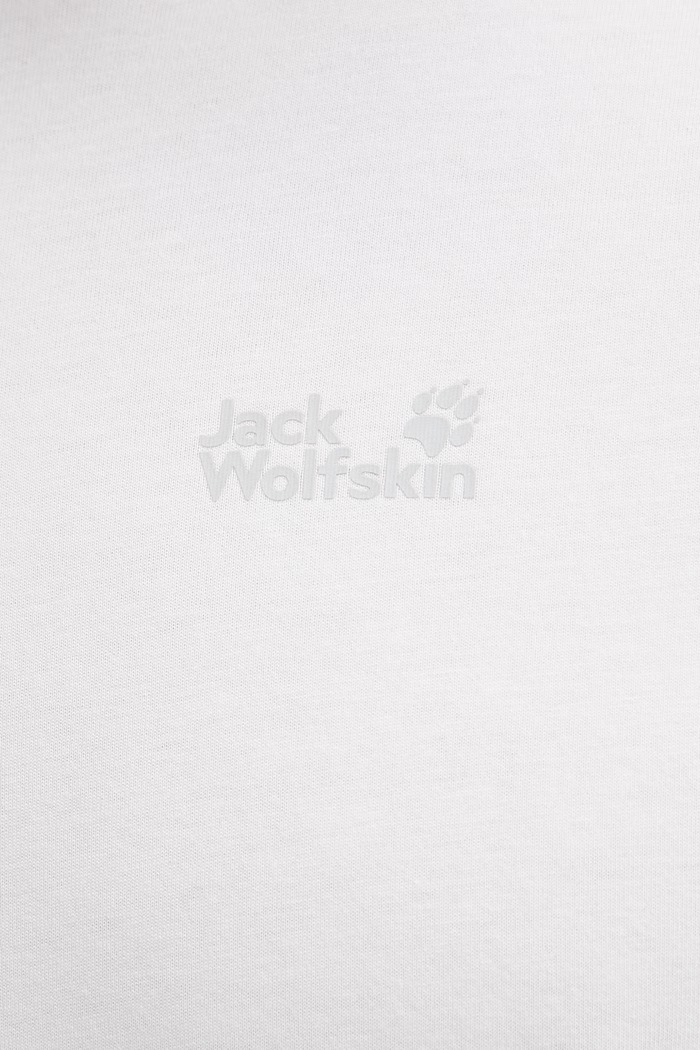 Jack Wolfskin тениска мъжка памучна Essential A65917 бял