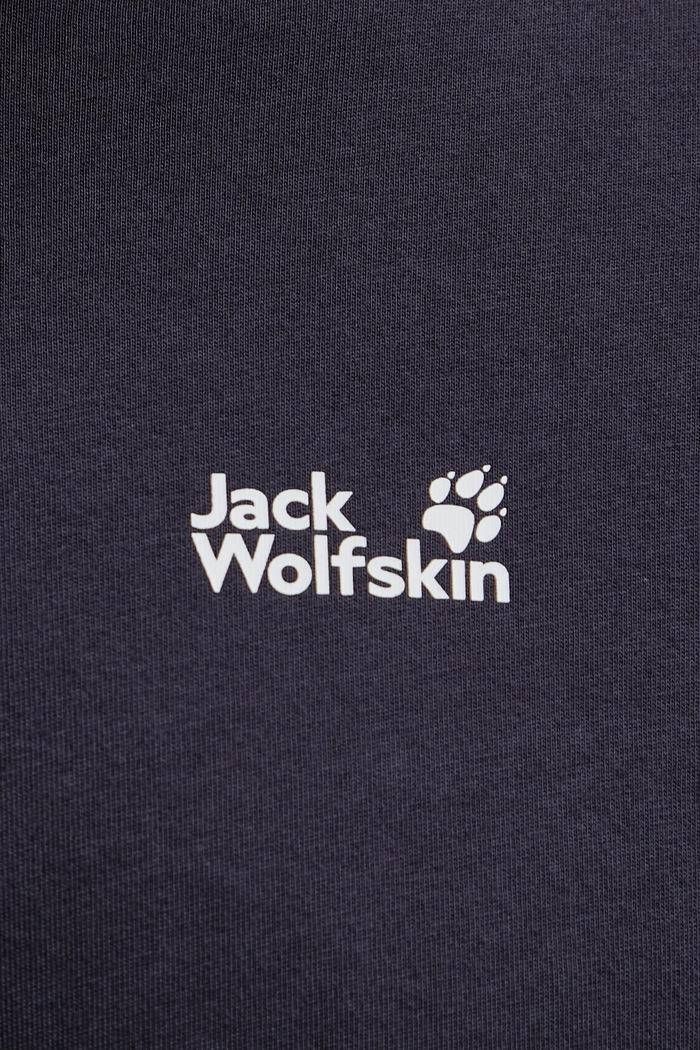 Jack Wolfskin t-shirt Ανδρικό βαμβακερό Essential A65917 σκούρο μπλε