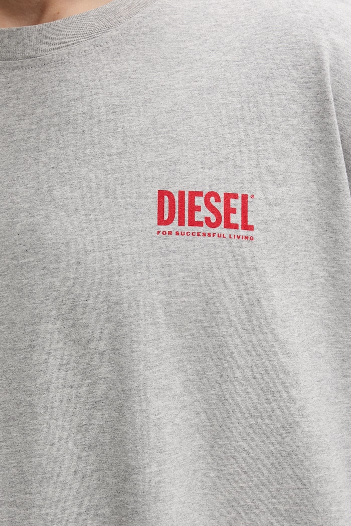 Bavlnené tričko Diesel T-BOXT-BISK A20036.0EPCA sivá