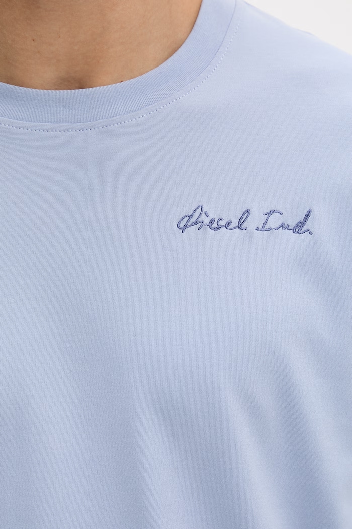 Diesel férfi pamut t-shirt T-ADJUST-V11 A22495.0AIJU kék