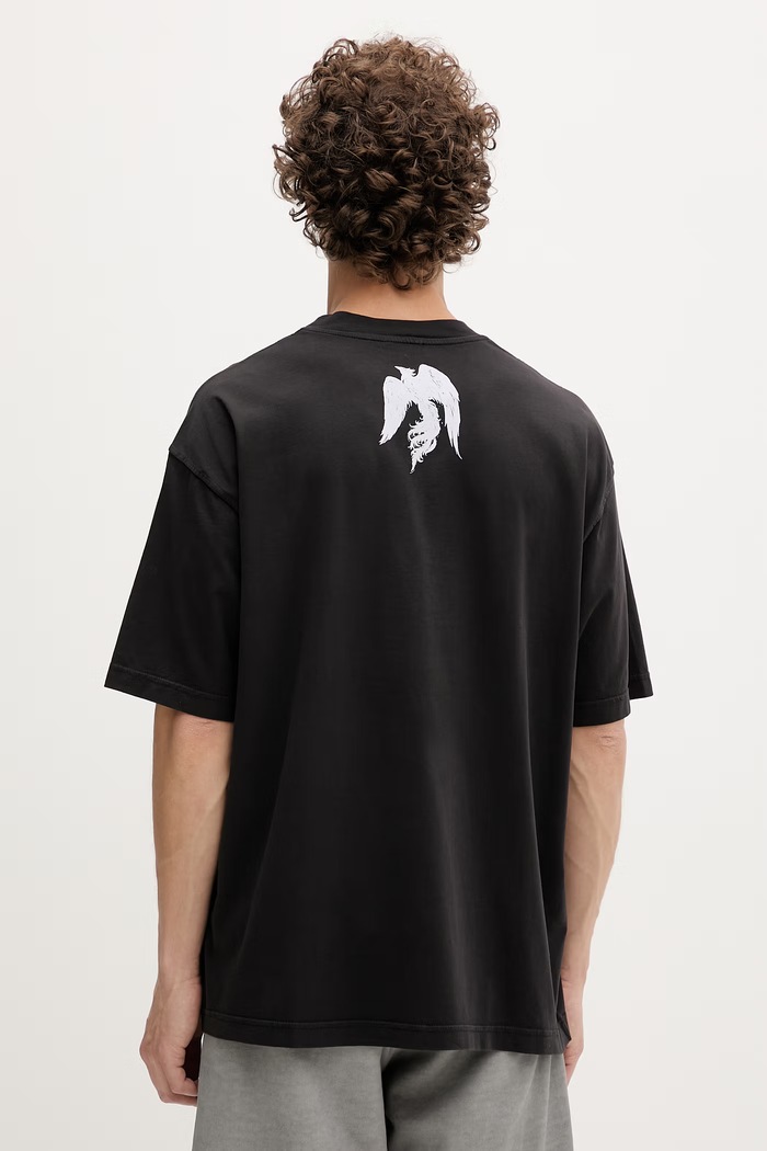 Îmbrăcăminte Diesel tricou pentru bărbați, din bumbac T-BOGGY-V6 A22505.0WICU negru