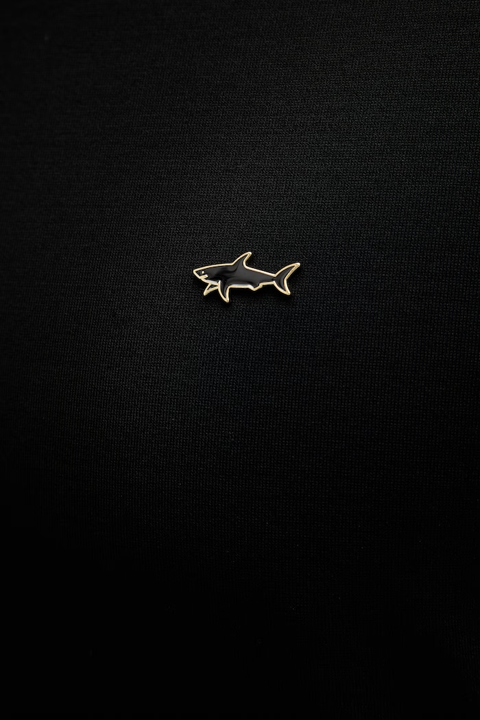 Bavlnené tričko Paul&Shark 26411016 čierna
