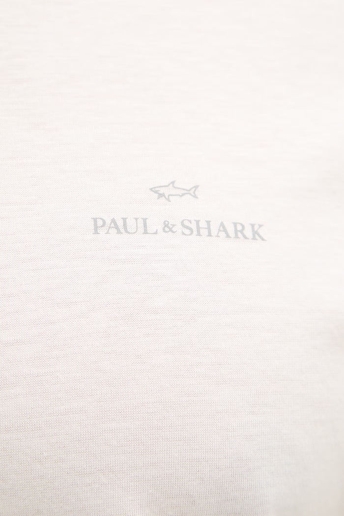 Paul&Shark tričko pánske s lyocellom 26411041 biela