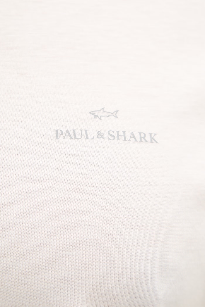 Paul&Shark tričko pánske s lyocellom 26411041 biela