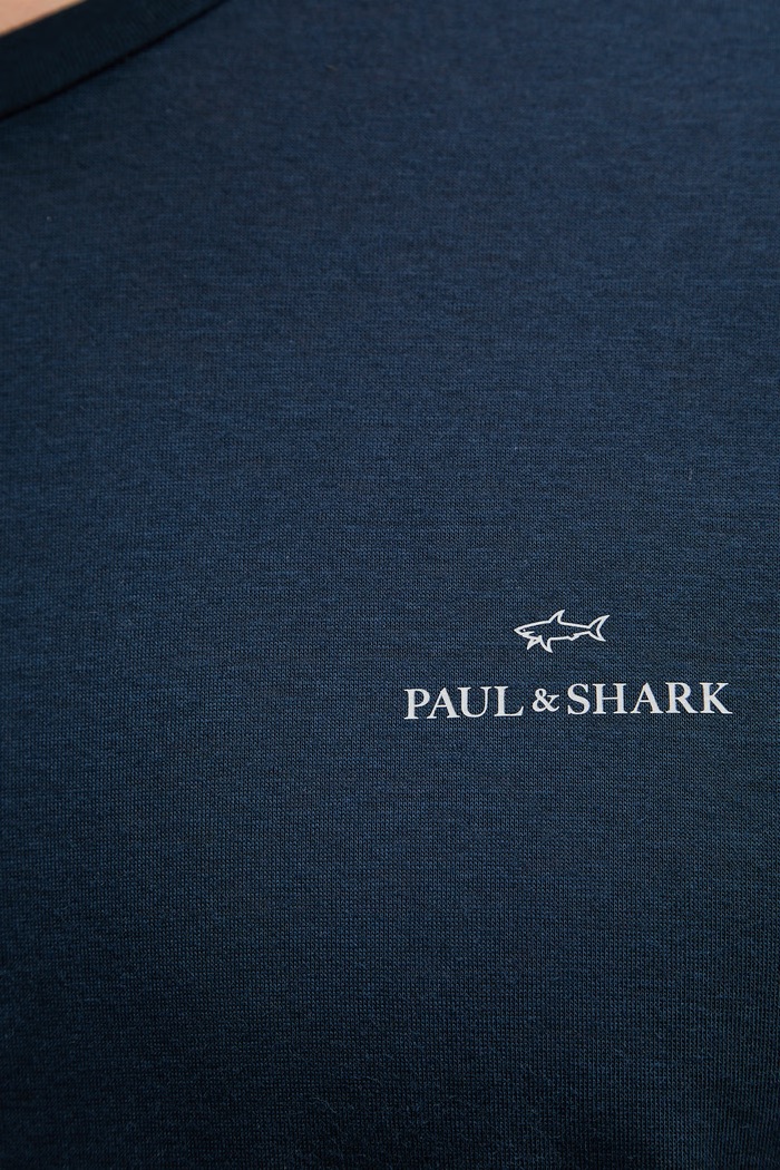 Paul&Shark tričko pánske s lyocellom 26411041 tmavomodrá