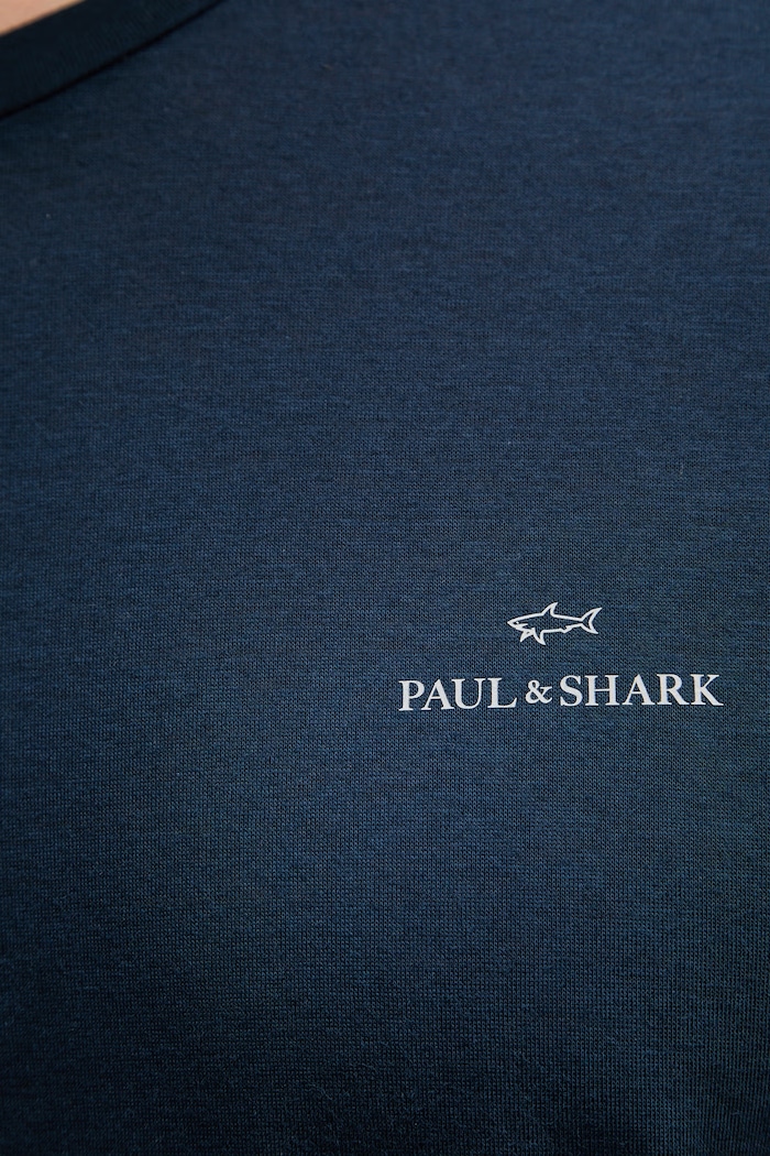 Paul&Shark tričko pánske s lyocellom 26411041 tmavomodrá