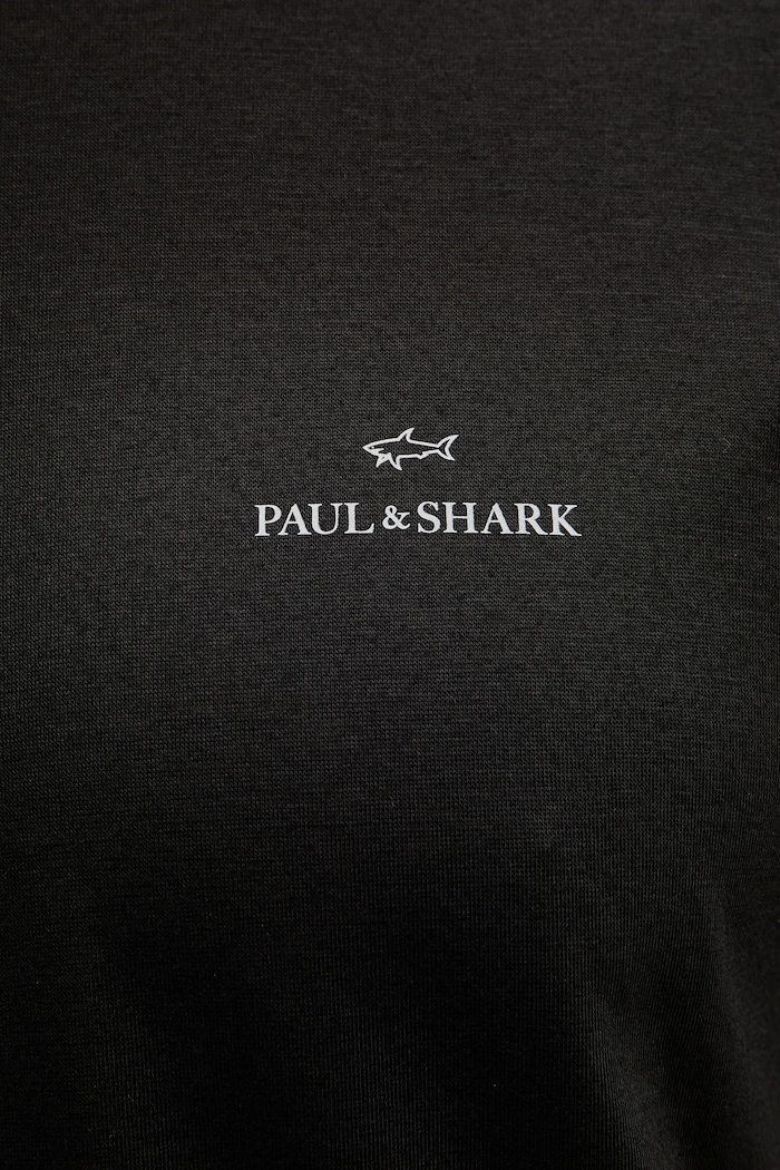 Paul&Shark tričko pánske s lyocellom 26411041 čierna