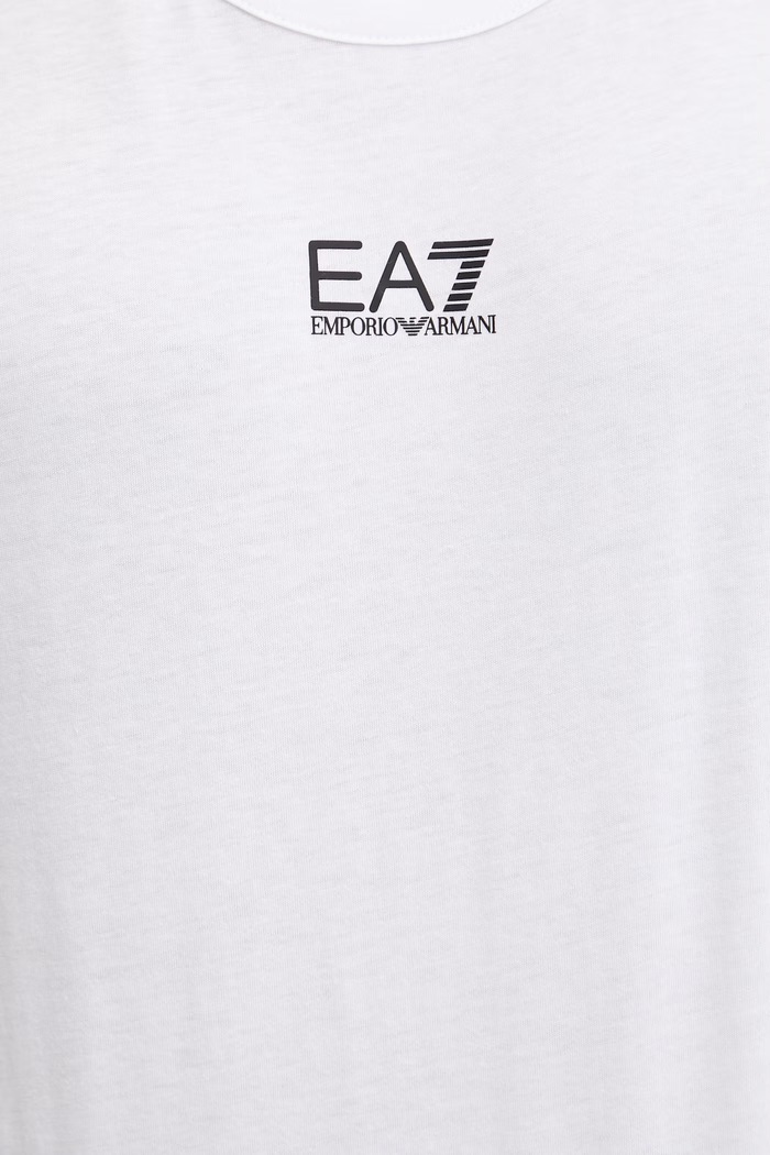 EA7 Emporio Armani maiou pentru bărbați, din bumbac AF10375.7M000295 alb