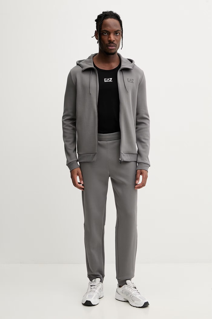 EA7 Emporio Armani maiou pentru bărbați, din bumbac AF10375.7M000295 negru SS26