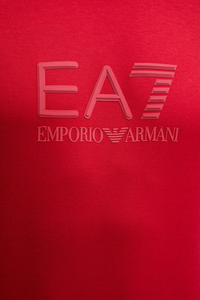 Kratka majica EA7 Emporio Armani AF13862.7M001358 rdeča