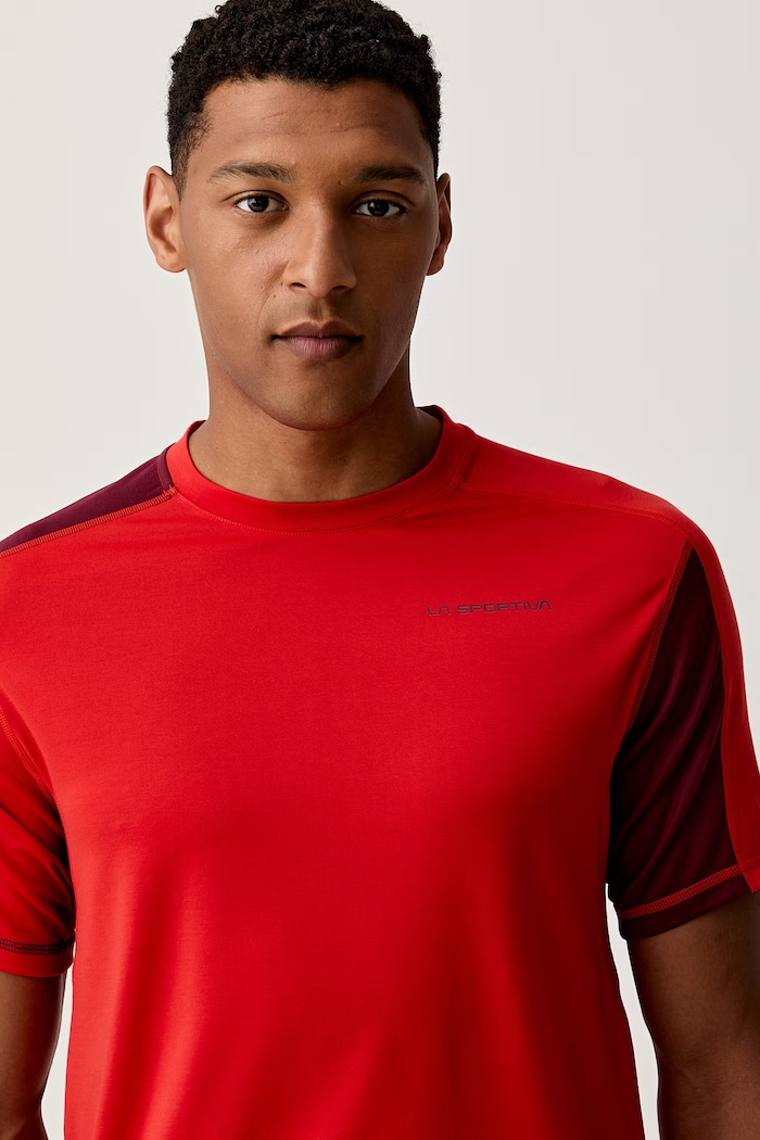La Sportiva T-shirt αθλητικό Ανδρικό Just Right κόκκινο ZACT251