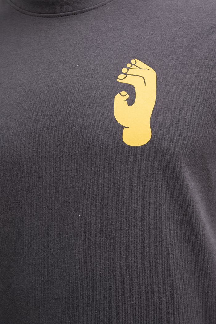 La Sportiva tricou sport pentru bărbați, din bumbac Crimp ZACT242 gri