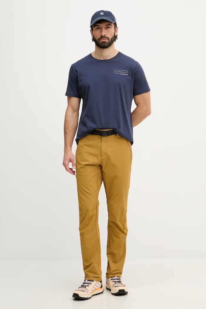 La Sportiva T-shirt trekkingowy męski bawełniany Mantra ZACT173 granatowy SS26