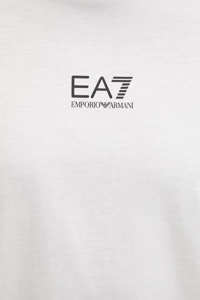 Bavlnené tričko EA7 Emporio Armani AF22264.7M001402 béžová