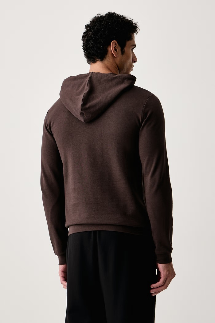 Odzież EA7 Emporio Armani Bluza z kapturem męska bawełniana AF22266.7M001413 brązowy