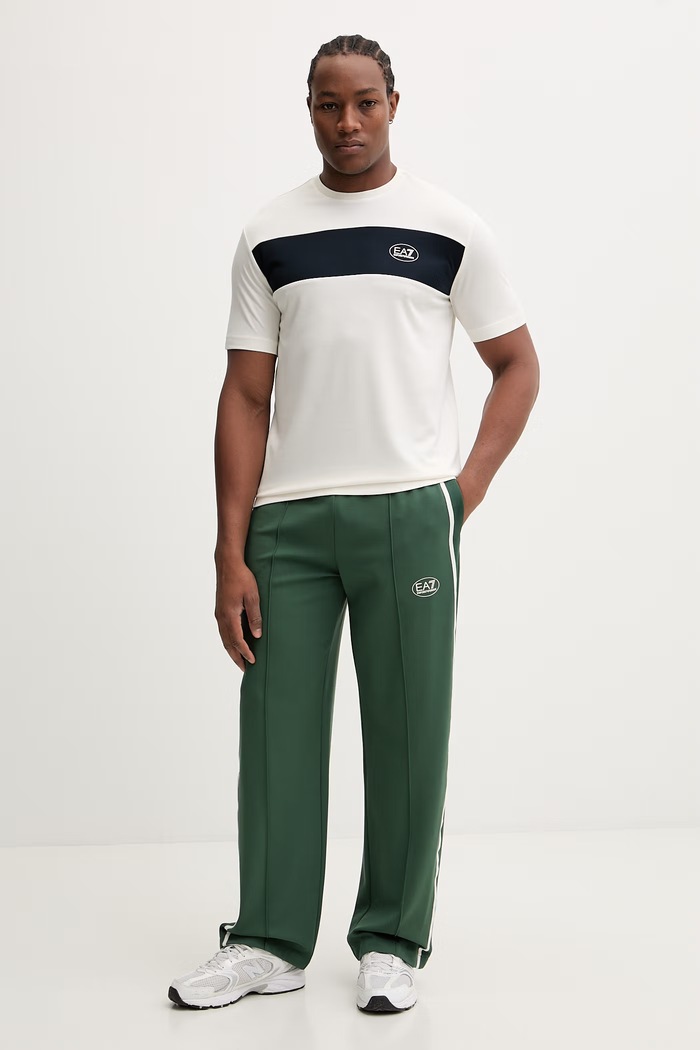 Kratka majica EA7 Emporio Armani AF13862.7M001547 bež SS26