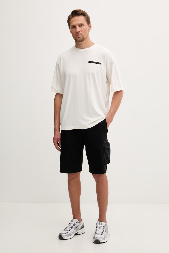 EA7 Emporio Armani t-shirt damski z modalem AF20821.7M001584 beżowy SS26