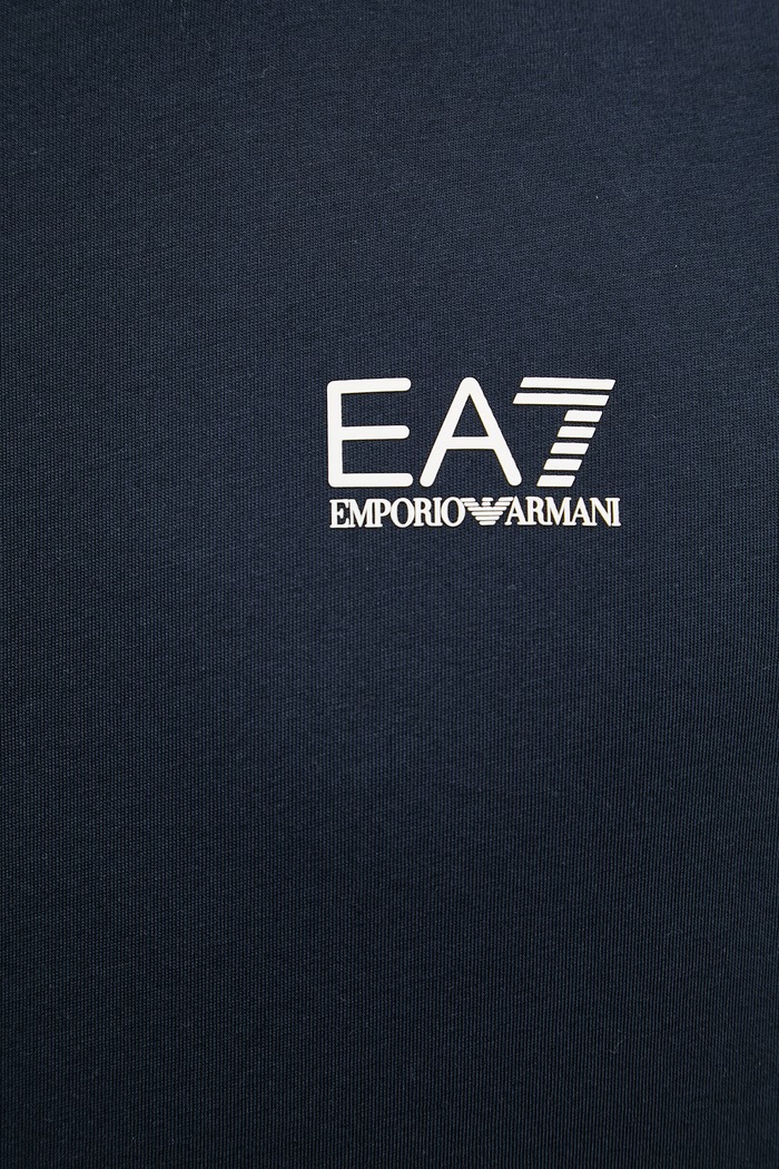 EA7 Emporio Armani kratka majica moška bombažna AF10375.7M001624 mornarsko modra