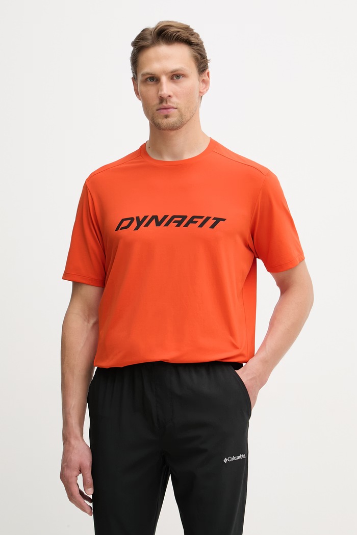 Dynafit tricou pentru trekking pentru bărbați TRAVERSE portocaliu 08.0000072054