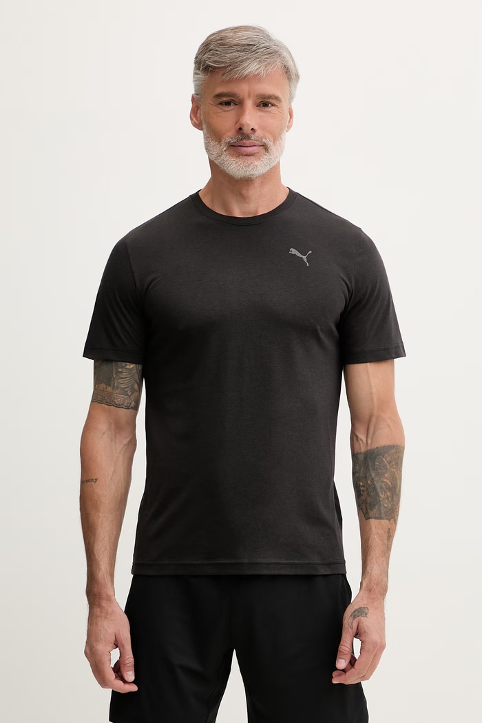 Îmbrăcăminte Puma tricou de antrenament pentru bărbați GRAPHIC 528530 negru