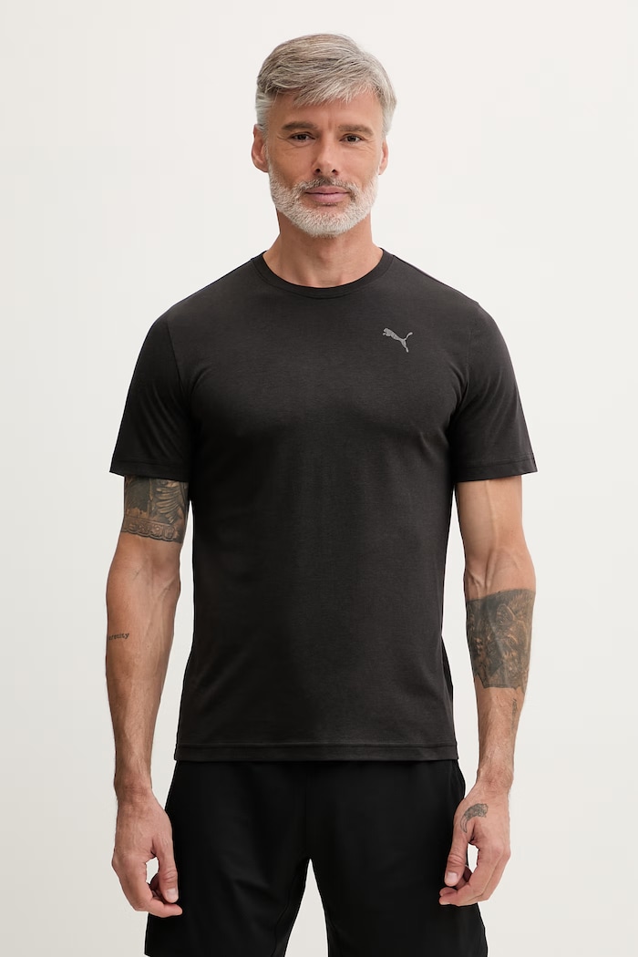 Îmbrăcăminte Puma tricou de antrenament pentru bărbați GRAPHIC 528530 negru