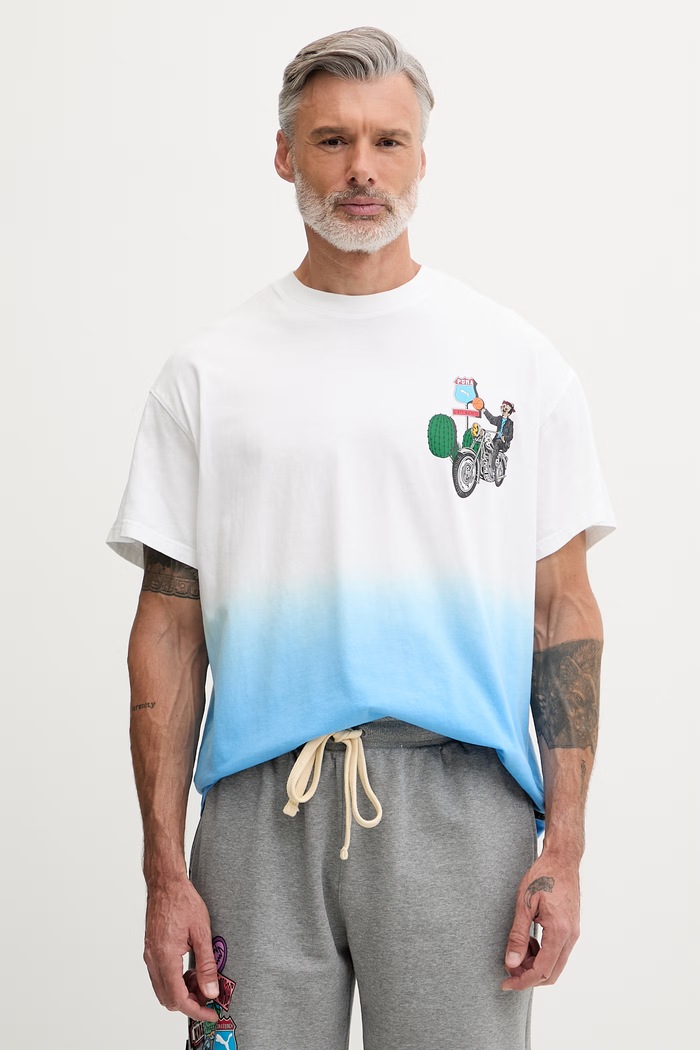 Дрехи Puma тениска мъжка от памук ATW Dylan Tee 635058 бял