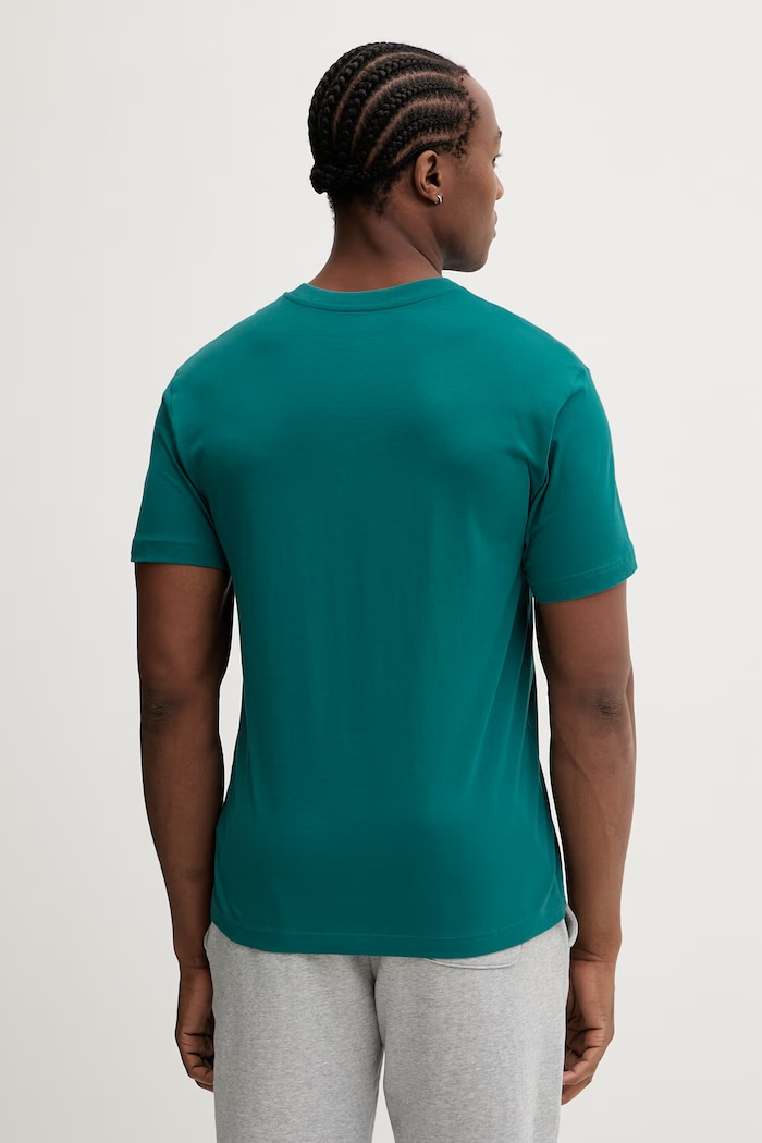 Îmbrăcăminte Puma tricou bărbătesc din bumbac Essential Logo 689153 turcoaz